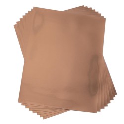 ورق سيليوت لاصق روزقولد معدني انكجت  8.5"×11" 8 ورقات (104070)