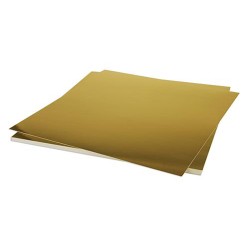 ورق مقوى ذهبي مرايا 30×30 سم 5 ورقات (106079)