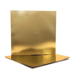 ورق مقوى ذهبي معدني من الجهتين 30×30 سم 5 ورقات (106081)