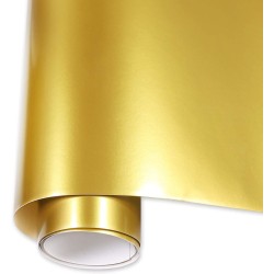 فينيل الاسطح معدني ذهبي 38×100 سم (106246)