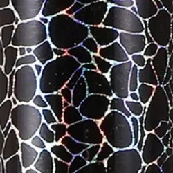 فينيل الاسطح تيك راب هولوجرافيك مزخرف اسود 30.5×100 سم  (106389)