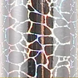 فينيل الاسطح تيك راب هولوجرافيك مزخرف فضي 30.5×100 سم  (106390)