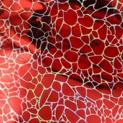 فينيل الاسطح تيك راب هولوجرافيك مزخرف احمر  30.5×100 سم  (106410)