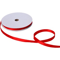 شريط ساتان احمر 1.5 سم × 100 م (107019)