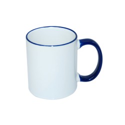 كوب ملون من الحواف والمقبض ازرق 11 اونصة (302028)