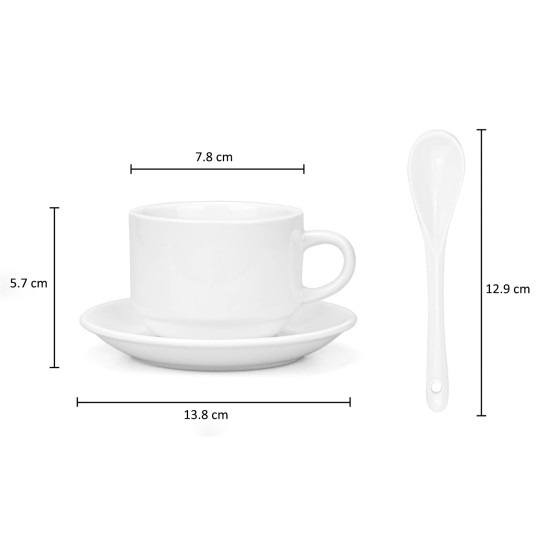 مجموعة أكواب القهوة 4 اونصة عدد 6 أكواب (307003)