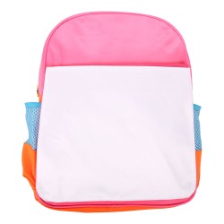 حقيبة ظهر للاطفال وردي وبرتقالي 29×35 (801012)