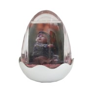 اطار البيضة فضي مع اضاءة وموسيقى (907034)