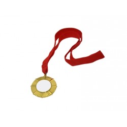 ميدالية ذهبي مزخرف مع خيط 6×6 (908025)