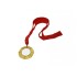 ميدالية ذهبي مزخرف مع خيط 6×6 (908025)